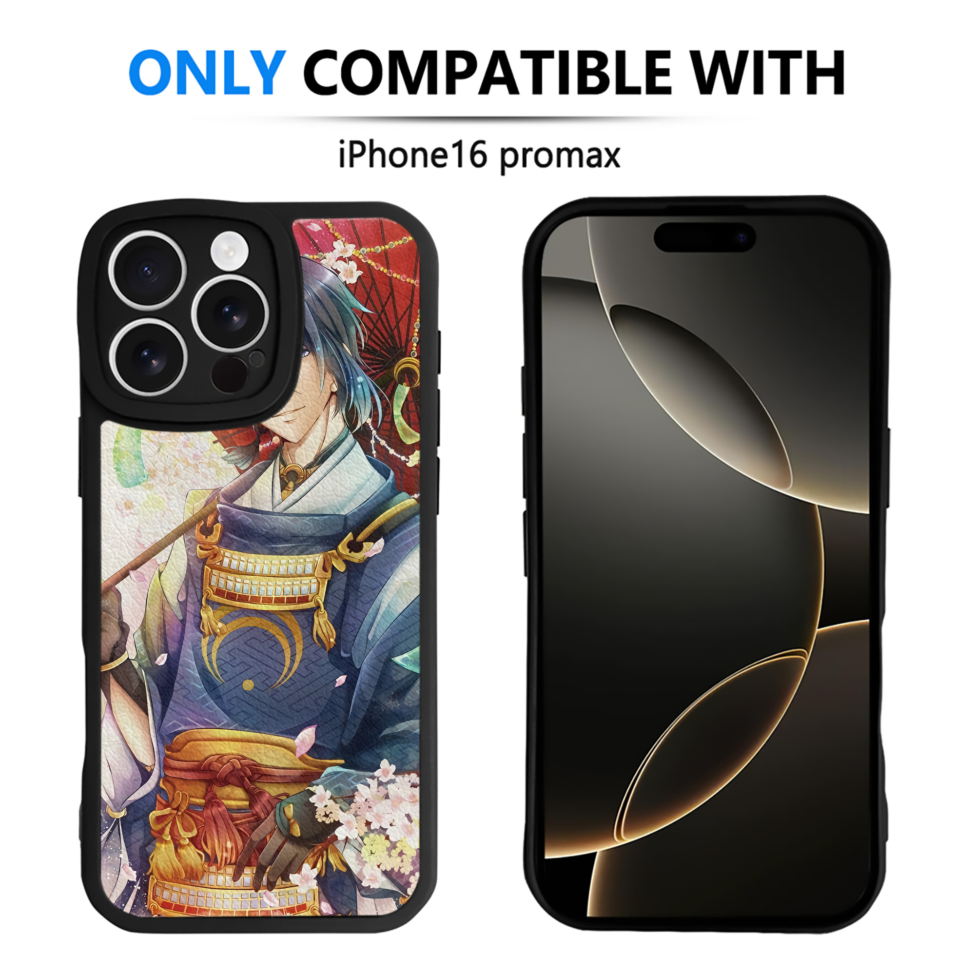 （画像用） 刀剣乱舞 Touken Ranbu 【iPhone 16シリーズ対応】シリコンスマホケース（レザー調） 材質：シリコン